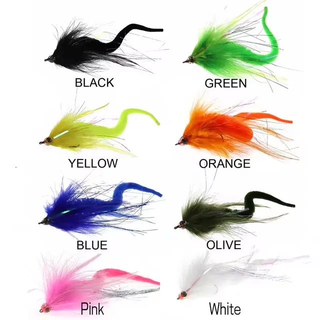 Dragon Flies Musky Pike Fly Magnum Dragon Tail Snakes Inch 3/0
