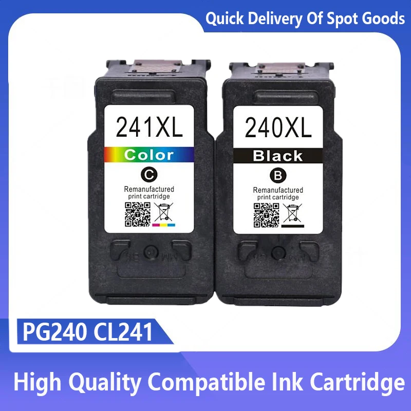 

PG240 CL241 PG-240 CL-241 PG 240 CL 241 XL Ink Cartridge for Canon Pixma MX372 MX432 MX512 MG2120 MG3120 MG3220 Printer