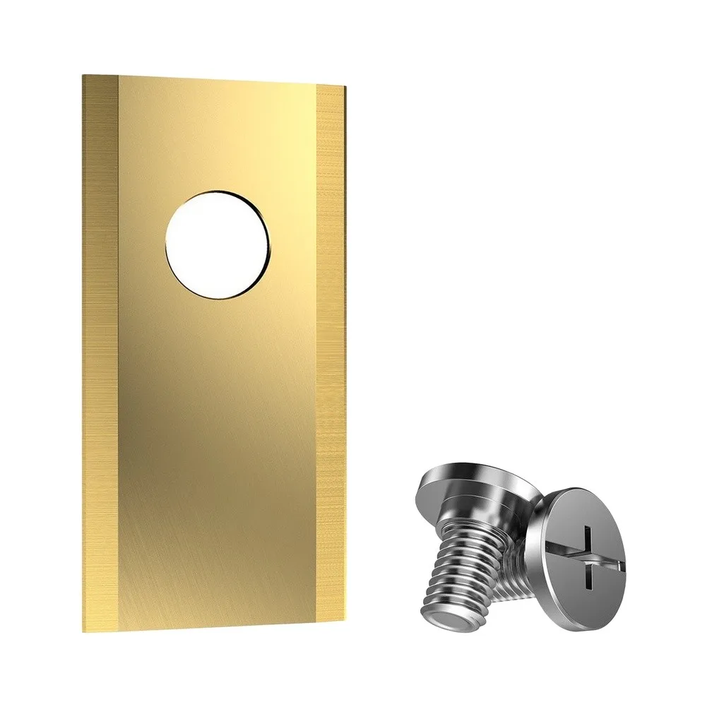 Stainless Steel Cutting For Blades with For Titanium Gold Finish and Matching Galvanized Screws for Parkside Robotic Mowers