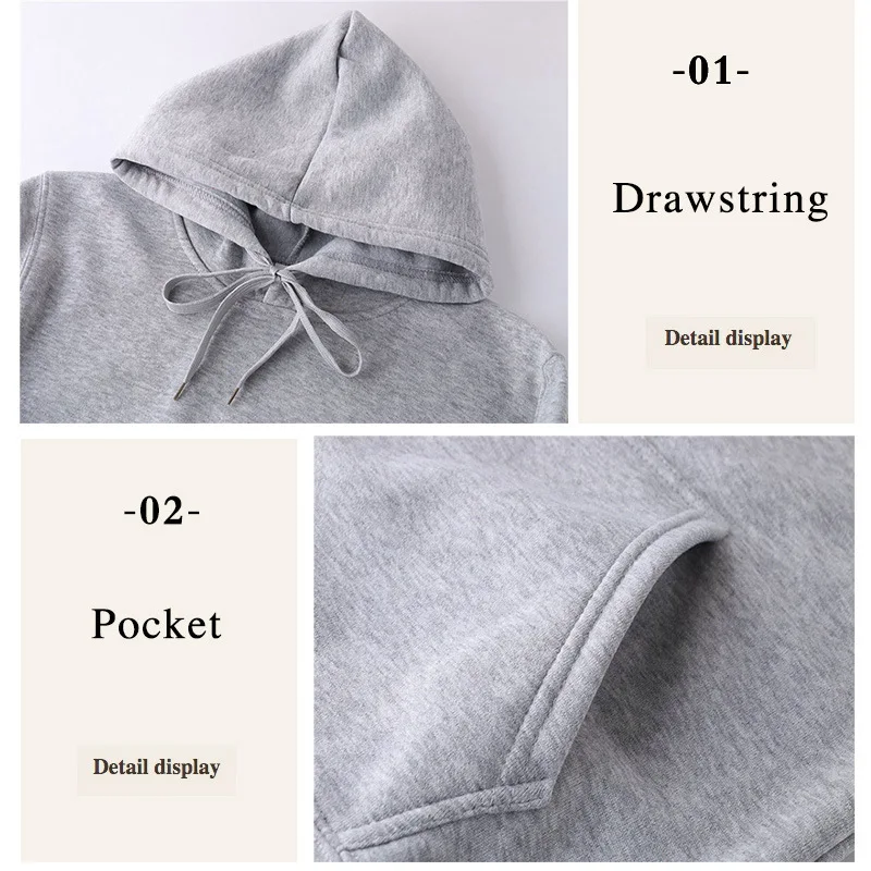 YRYT New Autumn Pullover Women's Top Fashion Simple Elephant Letter Printed Hoodie Hooded Round Neck Casual Sweater
