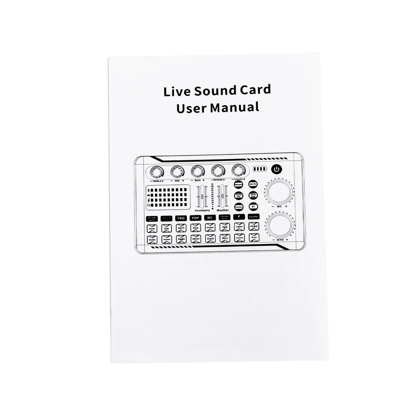 F998 Mikrofon Soundkarte Konsole Studio Soundkarte Kit Kabel Telefon Mischen Computer Live Voice Mixer Soundkarte DJ Ausrüstung – Detail 2