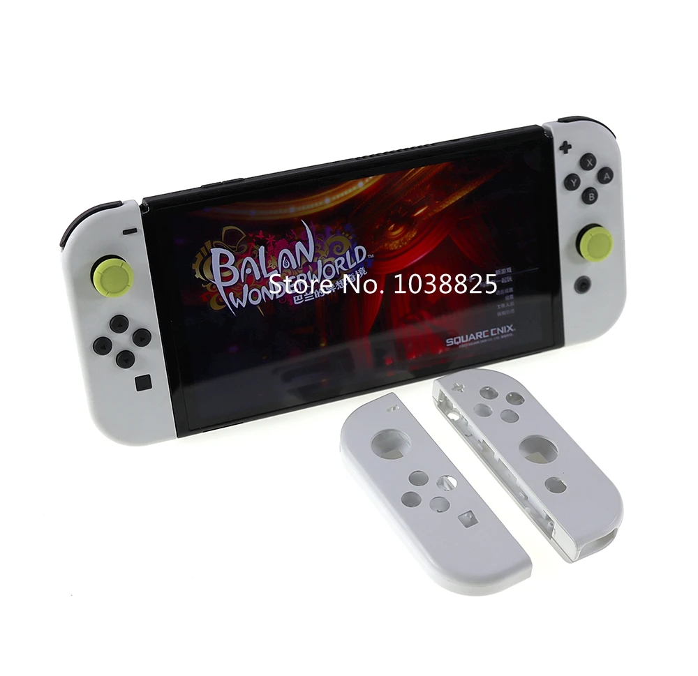 10Set Custodia Bianca Originale Per Nintendo Switch Oled Joycon Joy Con Controller Custodia Di Ricambio Custodia Shell Cover Per Switch Joycon