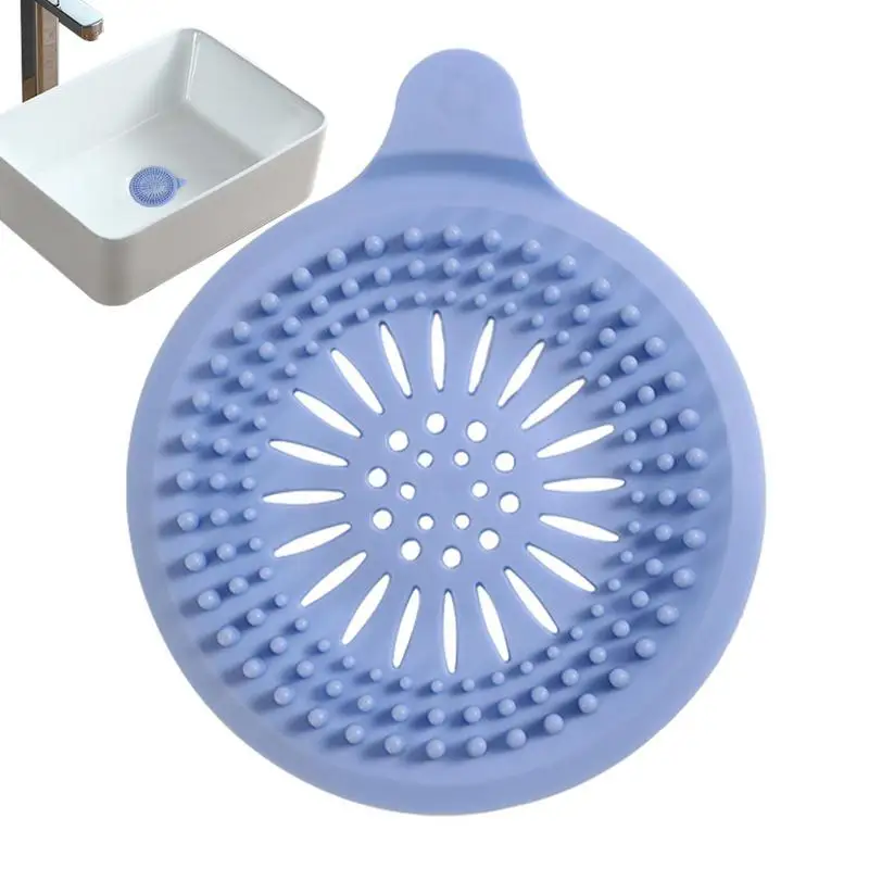 

Hair Filter Sink Anti-blocking Strainer Bathtub Shower Floor Drain Stopper Silicone Kitchen Deodorant Shower Drain Strainer