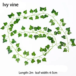 Lush Greenery Artificial Ivy Garland for Outdoor and Indoor Decor (Style A)