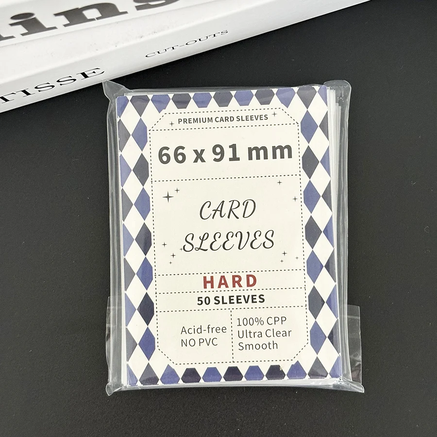 SKYSONIC Kpop Card Sleeves Multi Size Clear Holder For Holo Postcards Top Load Film Photocard Game Cards Protector 50pcs card holder photo card holder card protector idol card protector postcard holder