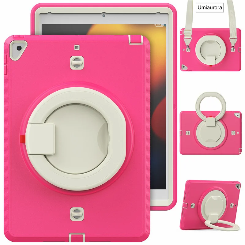 Heavy Duty Case For IPad 10.2 7th 8th 9th Gen Mini 6 5 9.7 2018 Air 2 3 4 10.9 10.5 2020 Pro 11 2021 Kids Shockproof_voghion.com