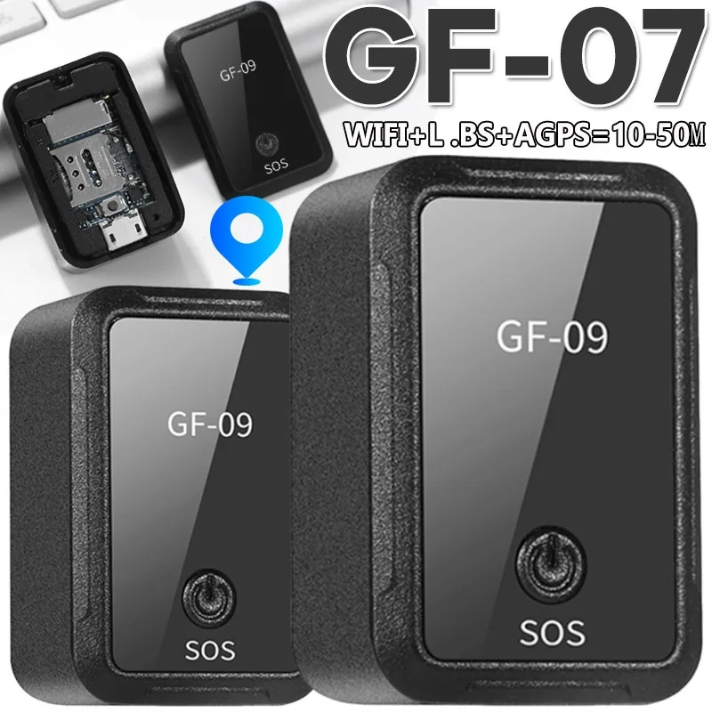 GF09 GSM Tracker with Voice Recording Free LiveLBS WlFl Location Tracking APP Auto Callback SpyDevice for Girlfriend gps tracker
