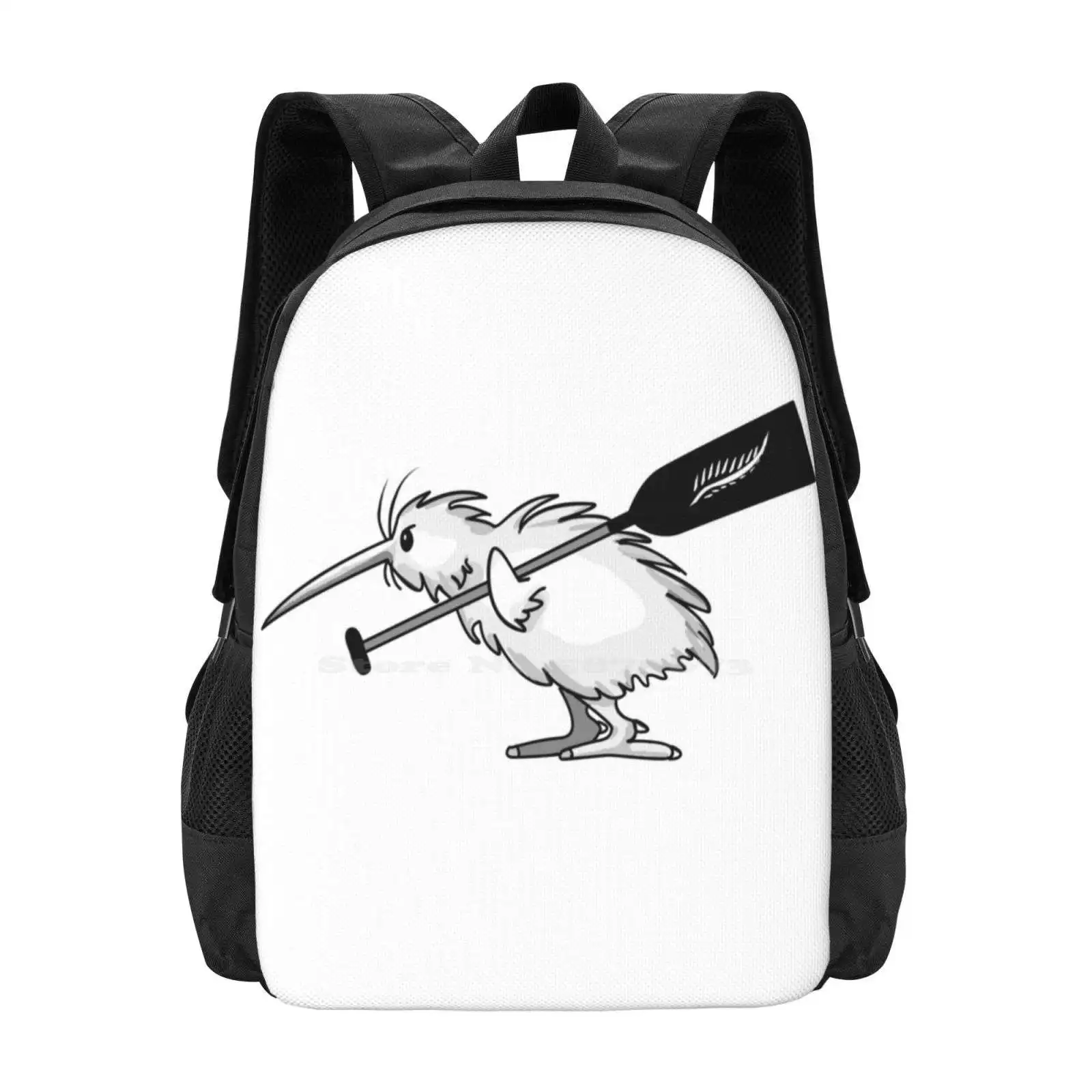 

Лидер продаж, жесткий школьный ранец dragonboat для киви, рюкзак, модные сумки в виде стрекозы, катания на лодке, Kiwiana Paddle Nz, весла, Серебряный папоротник, бампер