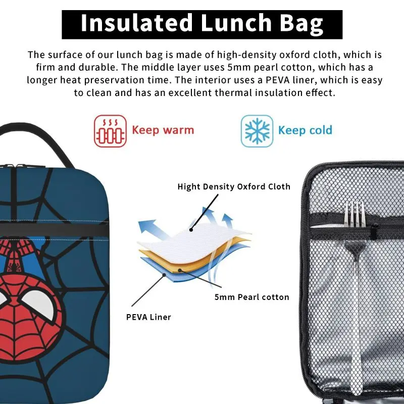 Spider Man Thermal Insulated Lunch Bag