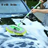 LEIBOO Car Cleaning Brush Detailing Super Absorbent Car Wash Brush Adjustable Telescoping Long Handle Clean Mop Auto Accessories 1