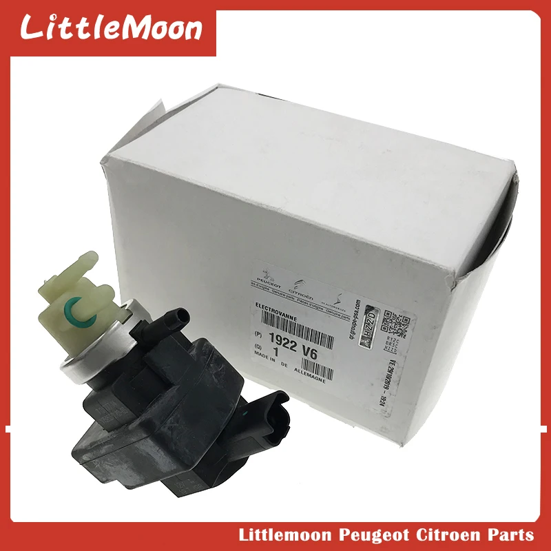 Original new turbocharger pressure regulating solenoid valve 1922S2 1922V6 for Peugeot 207 308 3008 RCZ Citroen C4 DS5
