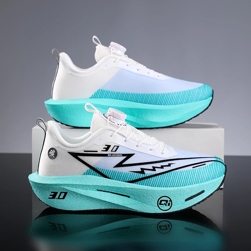 2026 Running Shoes Carbon Board Marathon Men Sports Breathable Lightweight Women's Comfy Athletic Antiskid Sneakers Casual New 3
