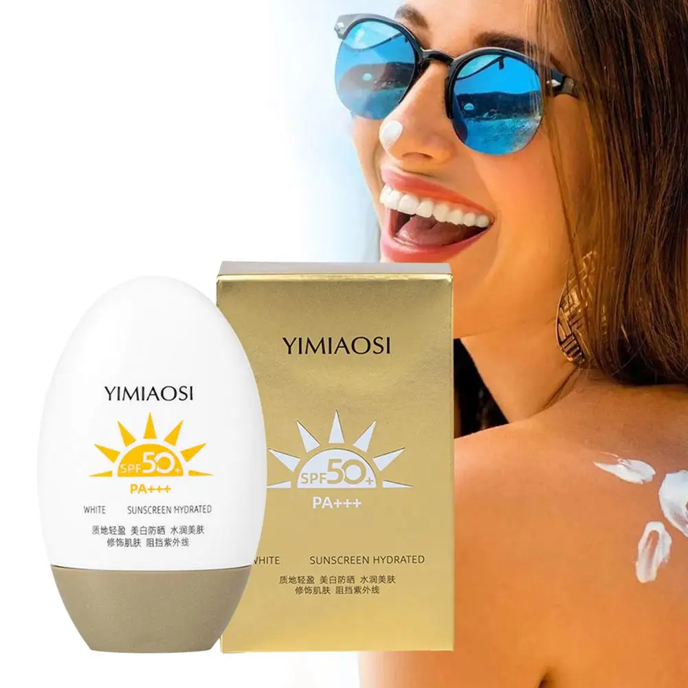 

New Spf50 Sunscreen Cream Protector Facial Sun Block Cream Bleaching Gel Whitening Facial Skin Isolation Lotion Creams V1V9