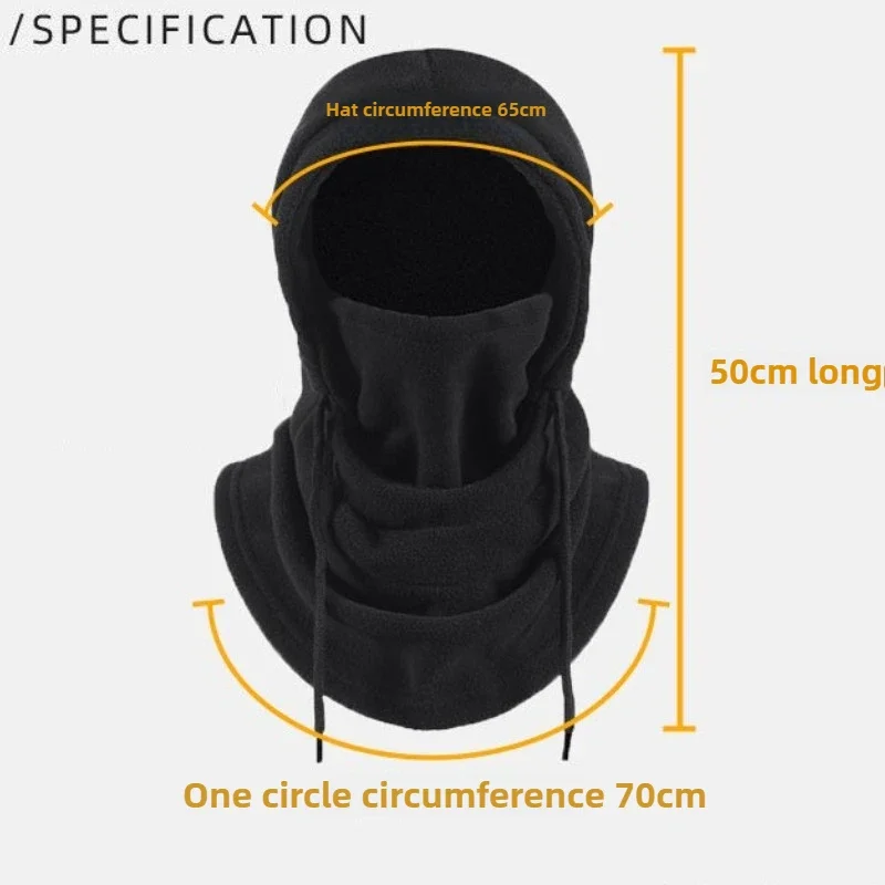Winter Warm Cycling Hat Men Women Face Masks Scarf Windproof Cold Resistant with Velvet Cover Cycling Walking Skiing Face Mask