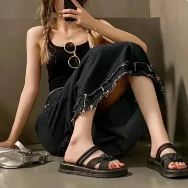 New Women's Bowknot Sandals Summer Outdoor Fashion Platform Heels Flat Elegant Woman Heeled Beach Shoes High Quality