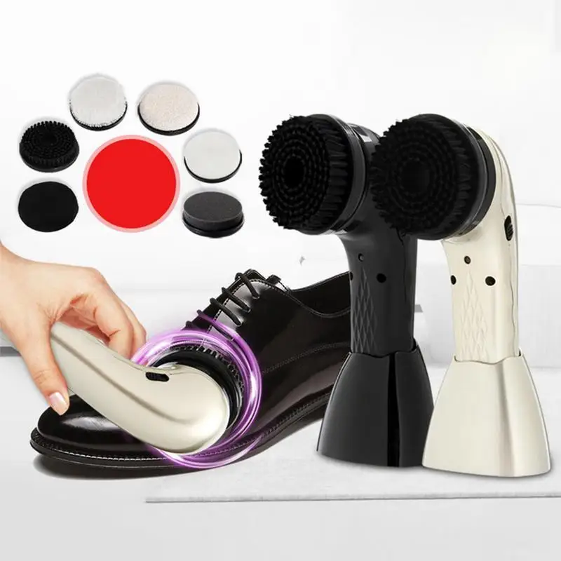 

Shoe Polisher Electric Brush Shiner Buffer Cleaner Polish Scrubber Shine Boot Automatic Tool Polishing Shoes Machine Handheld
