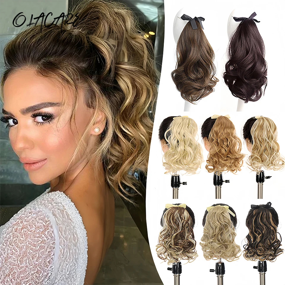 Synthetic Curly Ponytail Hair Extension for Women