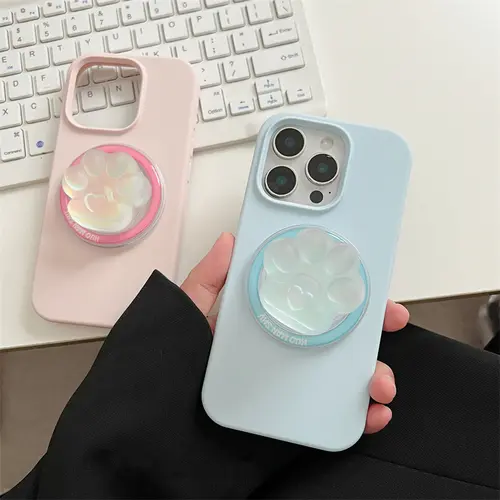 Korean Cute 3D Cat Paw Magnetic Holder Phone Griptok Grip Tok Phone Stand Support For iPhone For Magsafe Accessories Smart Tok - Image 4