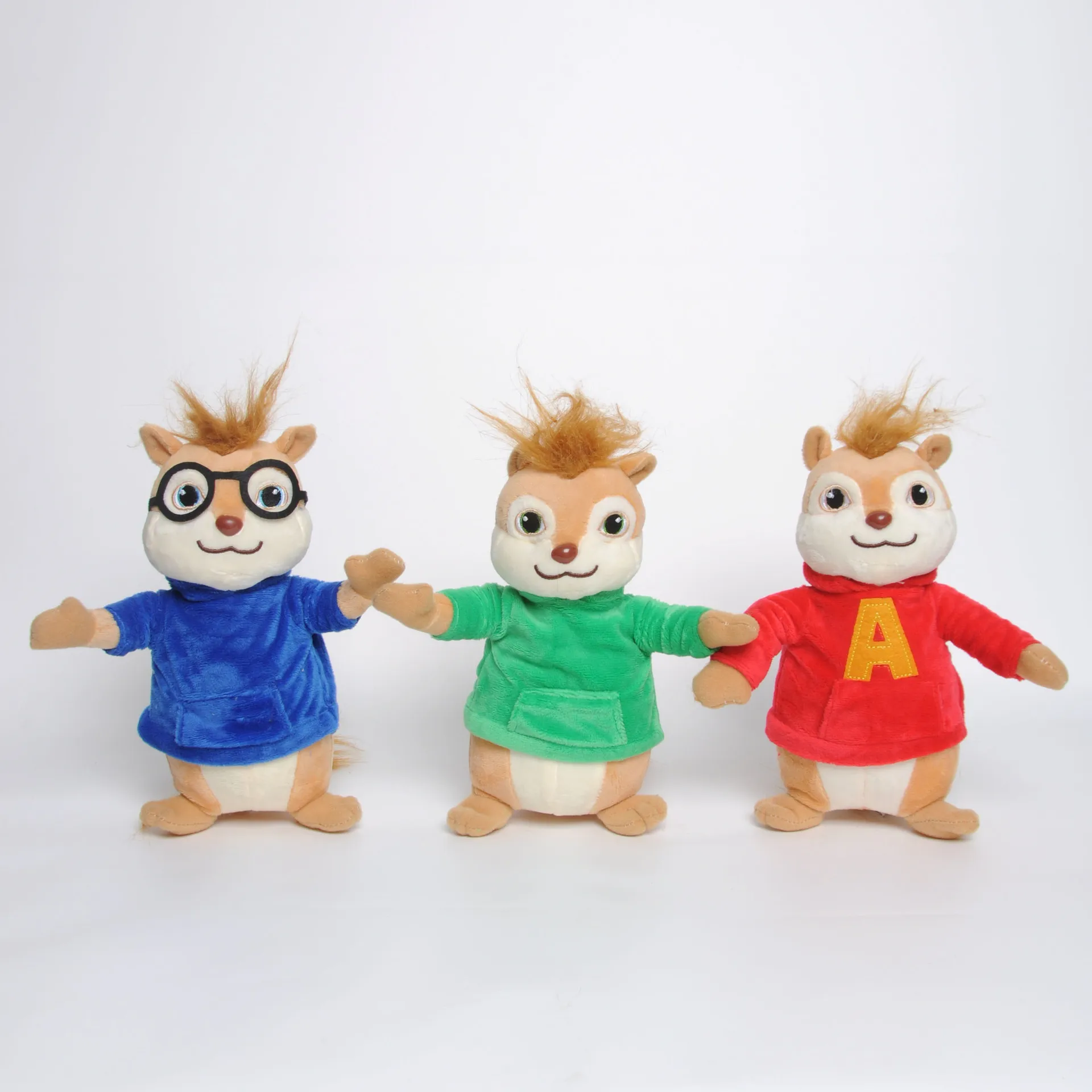 

3pcs/set Alvin and the Chipmunks GameToys Kawaii Chipmunks Animals Cartoon accessories Children Gift