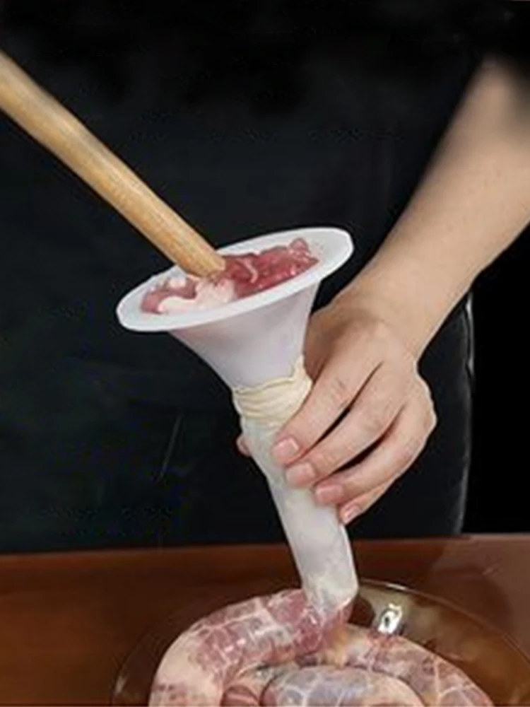 Nozzles for Sausage Casing Funnel Filler Tube Meat Grinders Sausages Casings For Sausage Maker Hot Dog Kitchen Machine