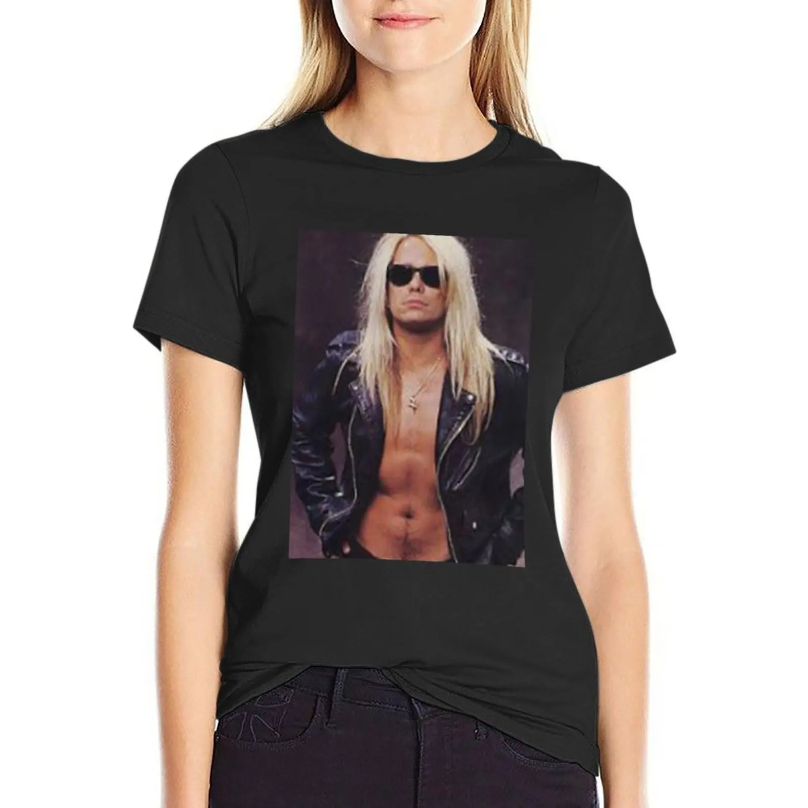 

Vince Neil For Fans T-shirt funny lady clothes Woman fashion