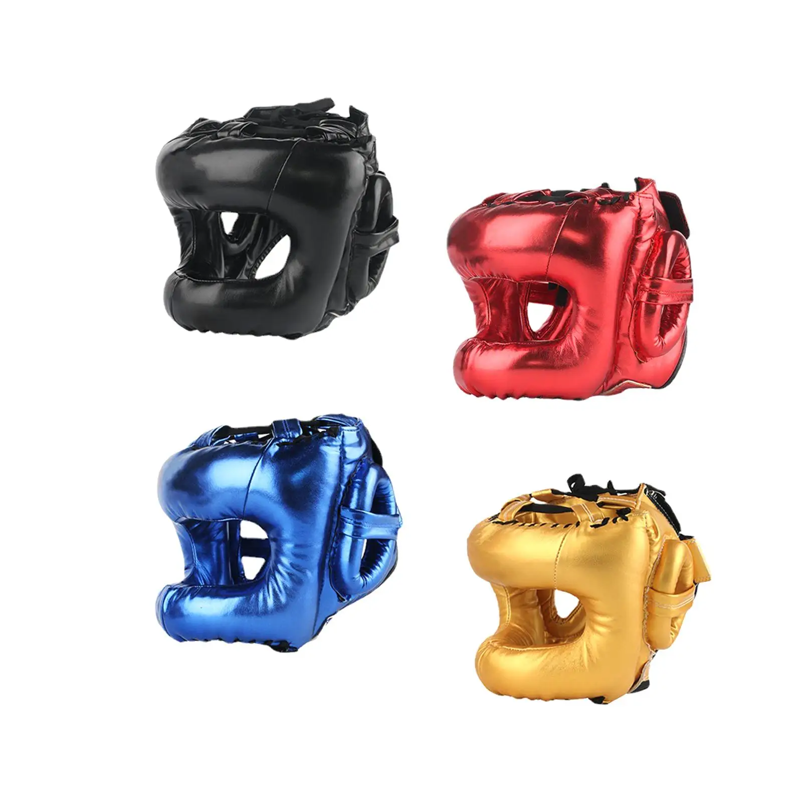 

Boxing Headgear Adults Breathable Mma Training Durable Muay Thai Headgear for Grappling Muay Thai Karate Kickboxing Sparring