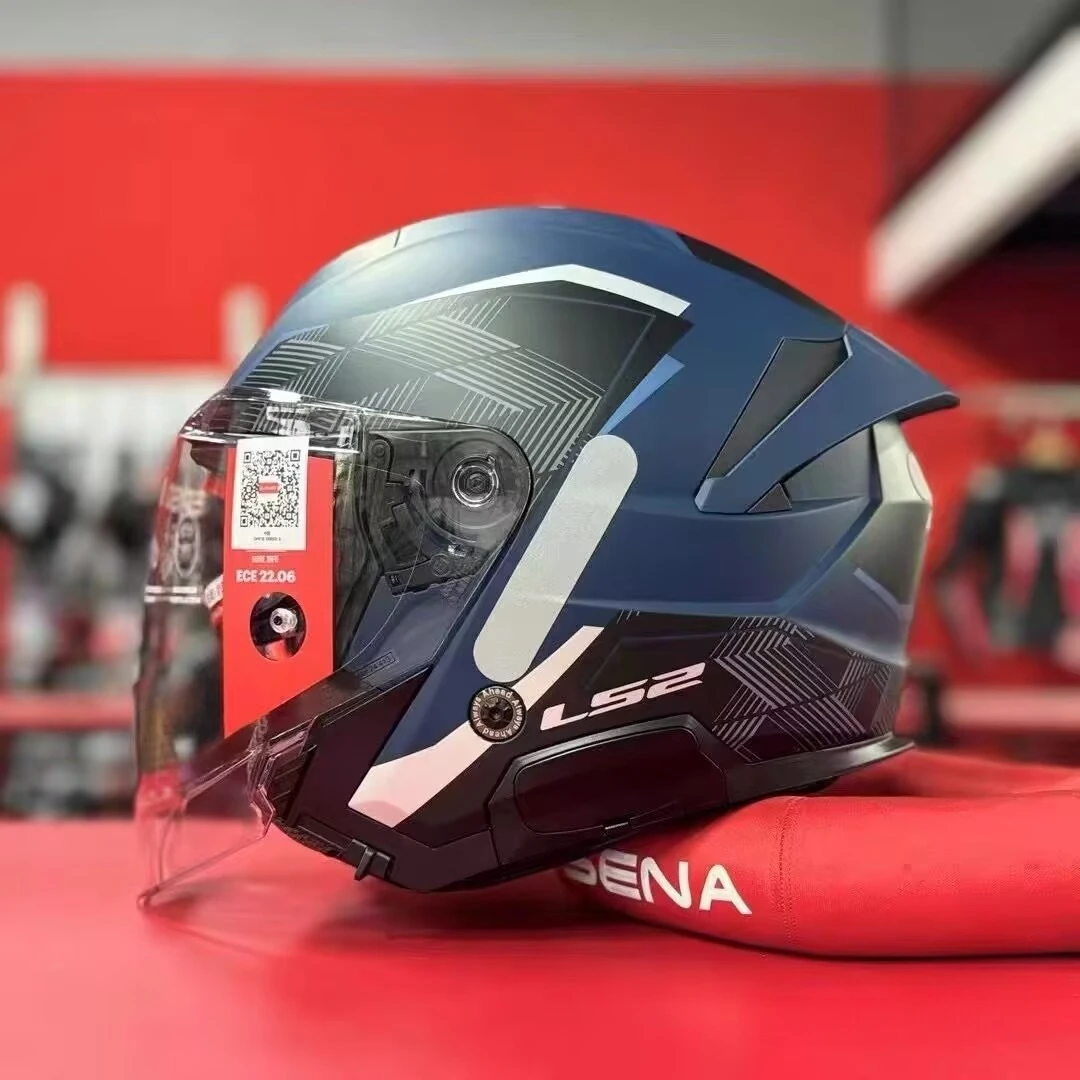 LS2 ������� ��� Capacete LS2 OF618 VERSO II 3/4 ���� ���̽� ��� ���� ���� ������ ���� ��� ������� ���