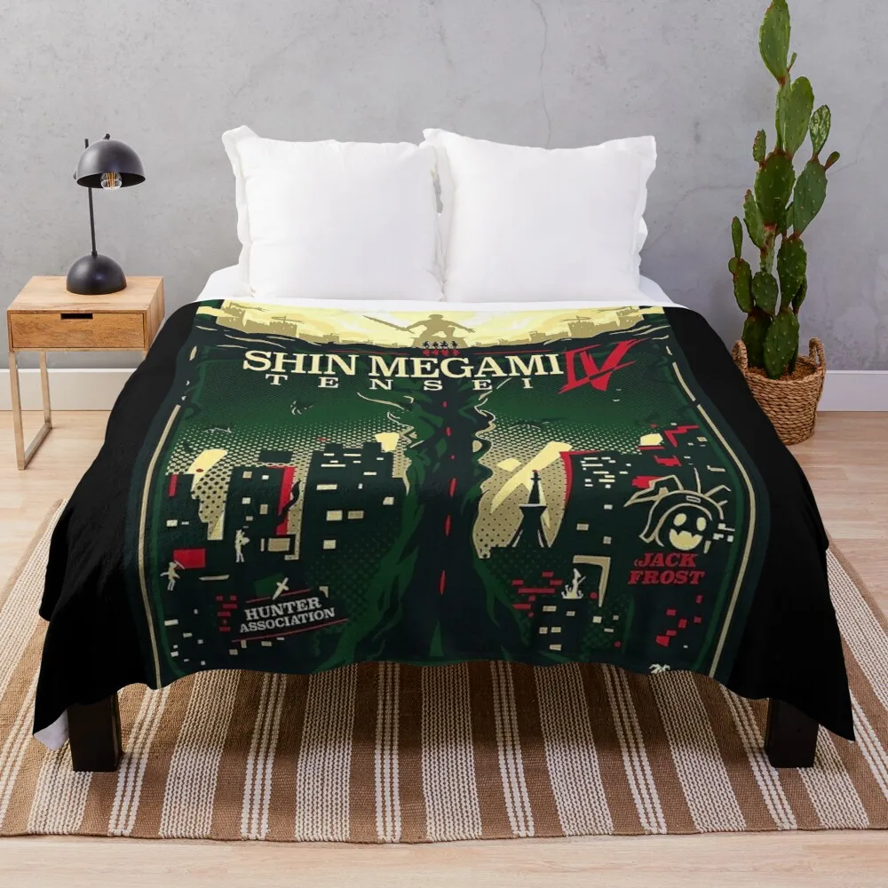 

Shin Megami Tensei IV Throw Blanket Big Thick Furry Couple Blanket