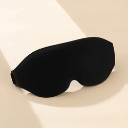 Luxurious 3D Memory Foam Sleep Mask - Ultimate Light - Blocking Eye Cover (Black)