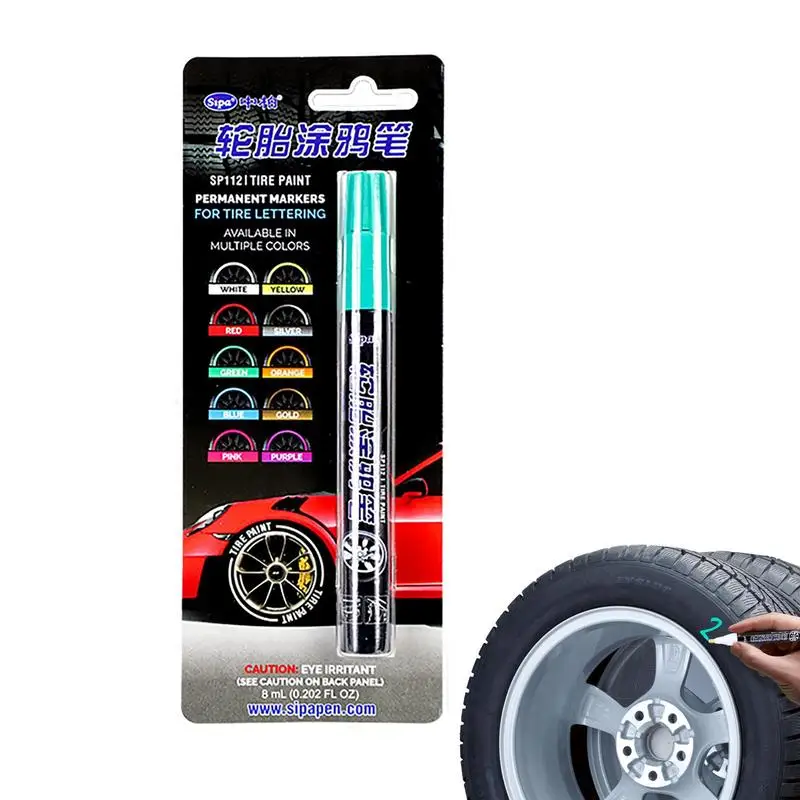 

Авторучка с надписью шин, водонепроницаемый маркер для рисования, для гладких чернил, для шин, стеклянных банок, камней, холста