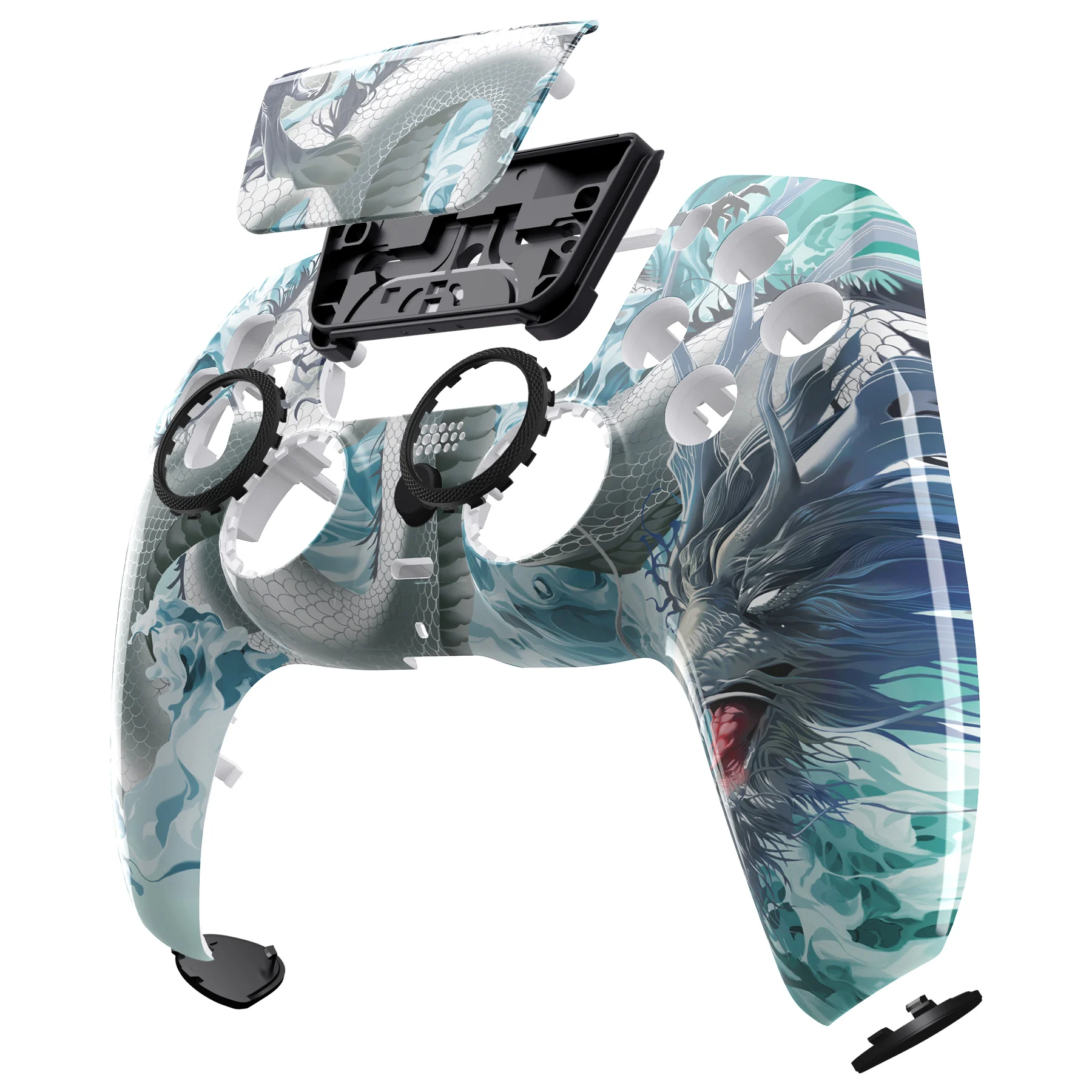 Extremerate-ps4コントローラーの交換用フロントシェル、luna再設計