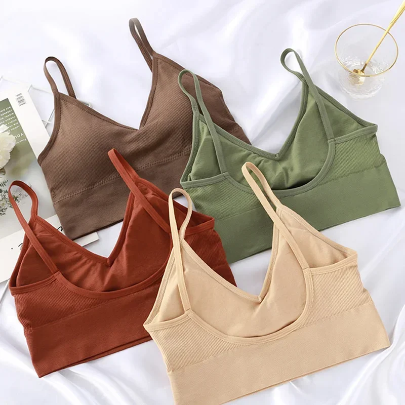 Women Push Up Bra Tube Top Female Seamless Underwear U Back Bralette Wireless Bra Sports Short Top Sexy Lingerie Women Crop women lingerie bra women tube tops
