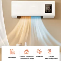 Air Cooler Air Cooler Machines Small Air Conditioner Heater Portable Wall Mounted Air Conditioning Hot Fan for Bathroom Bedroom 1