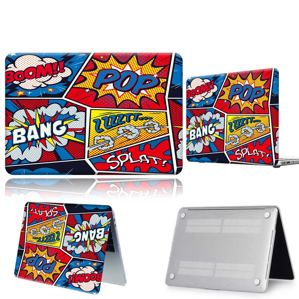 

Laptop Cover for Apple Macbook Pro 13" A2338/Pro 13" A2251 A2289 A2159 A1425/Pro 15" A1398 Plastic Hard Case Graffiti Pattern