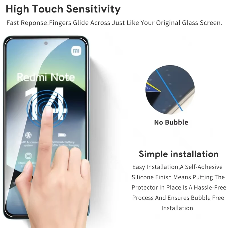 Multipack 4-in-1 Tempered Glass Screen Protector Set