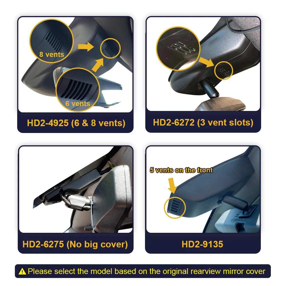 Fitcamx 2K Dual Dash Cam For Chevy Suburban & Tahoe 2015-2020 OEM Style