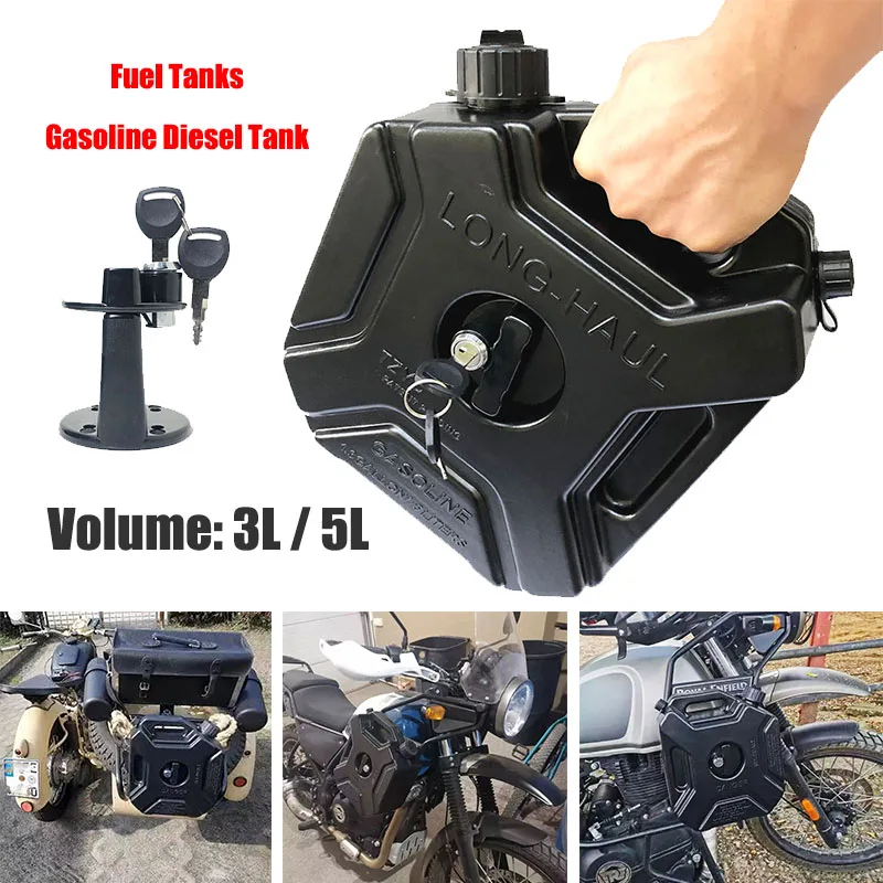 Fuel Tanks 2 Color 5L Petrol Cans For BMW Motorcycle