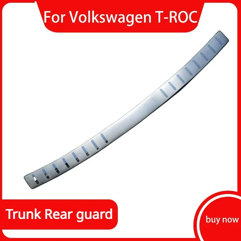 

Пороговое защитное покрытие для багажника автомобиля Volkswagen T-ROC из нержавеющей стали, приветственная педаль, автомобильные аксессуары против царапин 2017 2018-2023