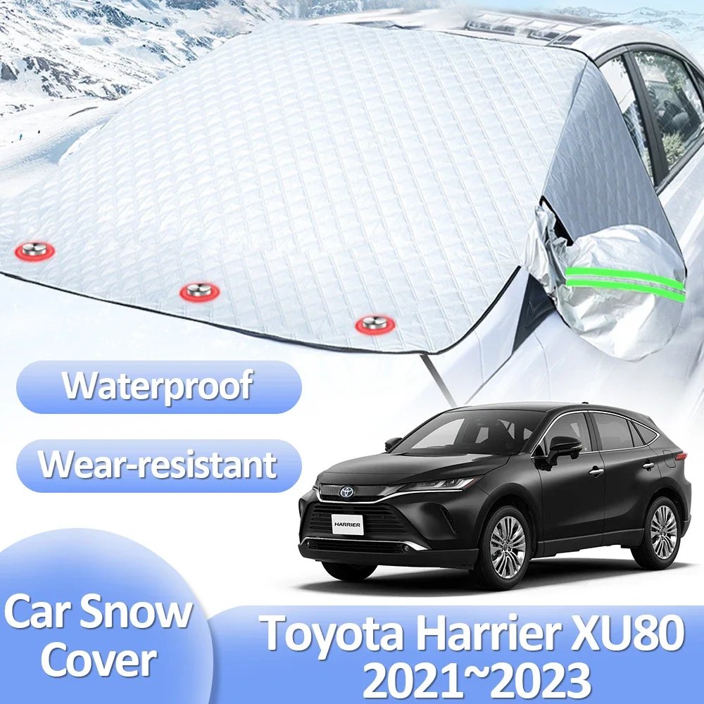 

For Toyota Harrier Venza XU80 Hybrid Z 2021 2022 2023 Winter Snow Covers Windshield Ice Protecti Anti-Frost Exterior Accessories