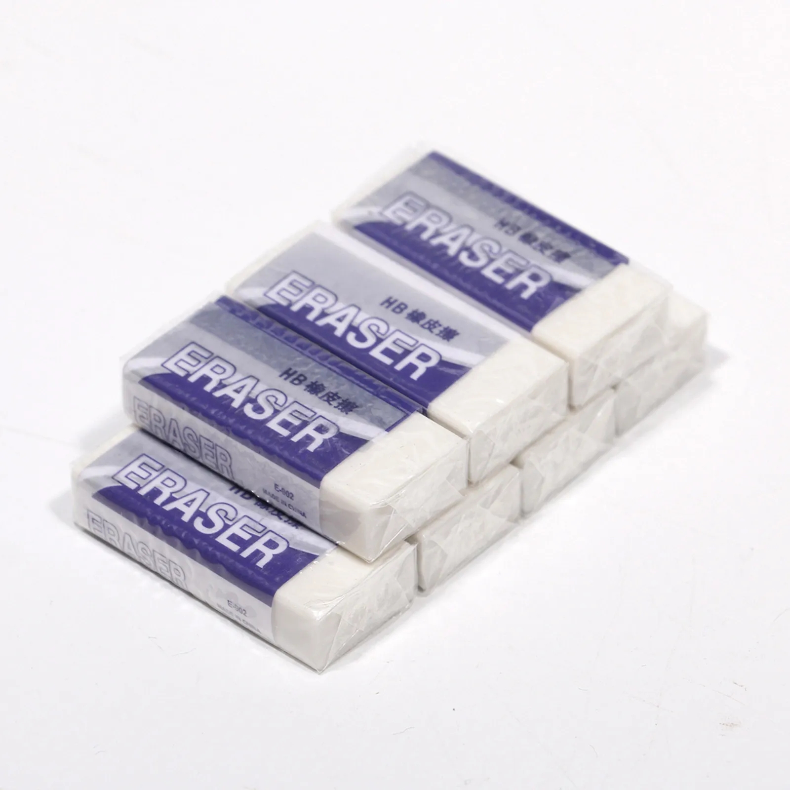 20Pcs 시험 지우개 Hb 2B 연필 학생 드로잉 지우개 학교 용품 깨끗한 지우기 및 시험 사용을 위한 문구류