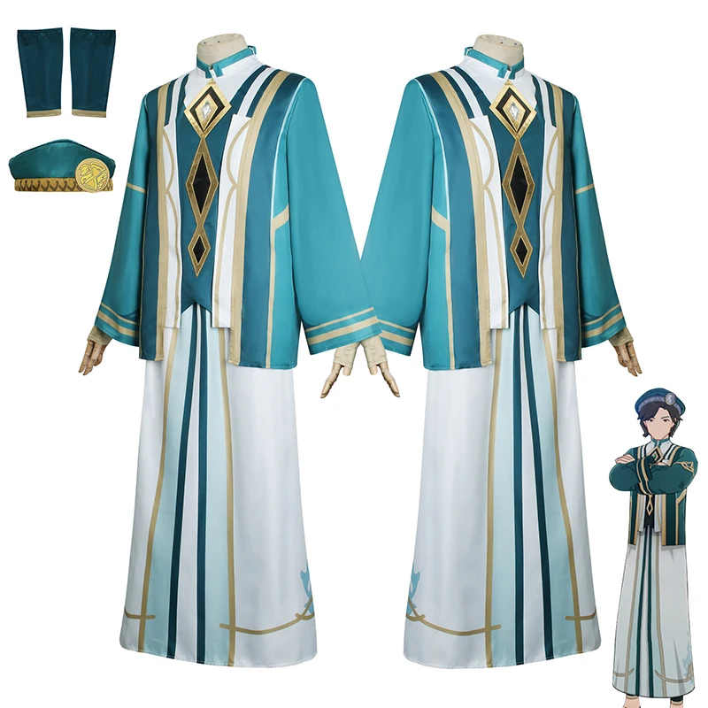 Genshin Impact Alhaitham Akademiya Secretary Uniform Cosplay Costume