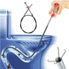 Flexible 57cm Sewer Pipe Unblocker Snake Spring Pipe Dredging Tool Kitchen Bathroom Sewer Cleaning Kitchen Bending Sink Tool 1