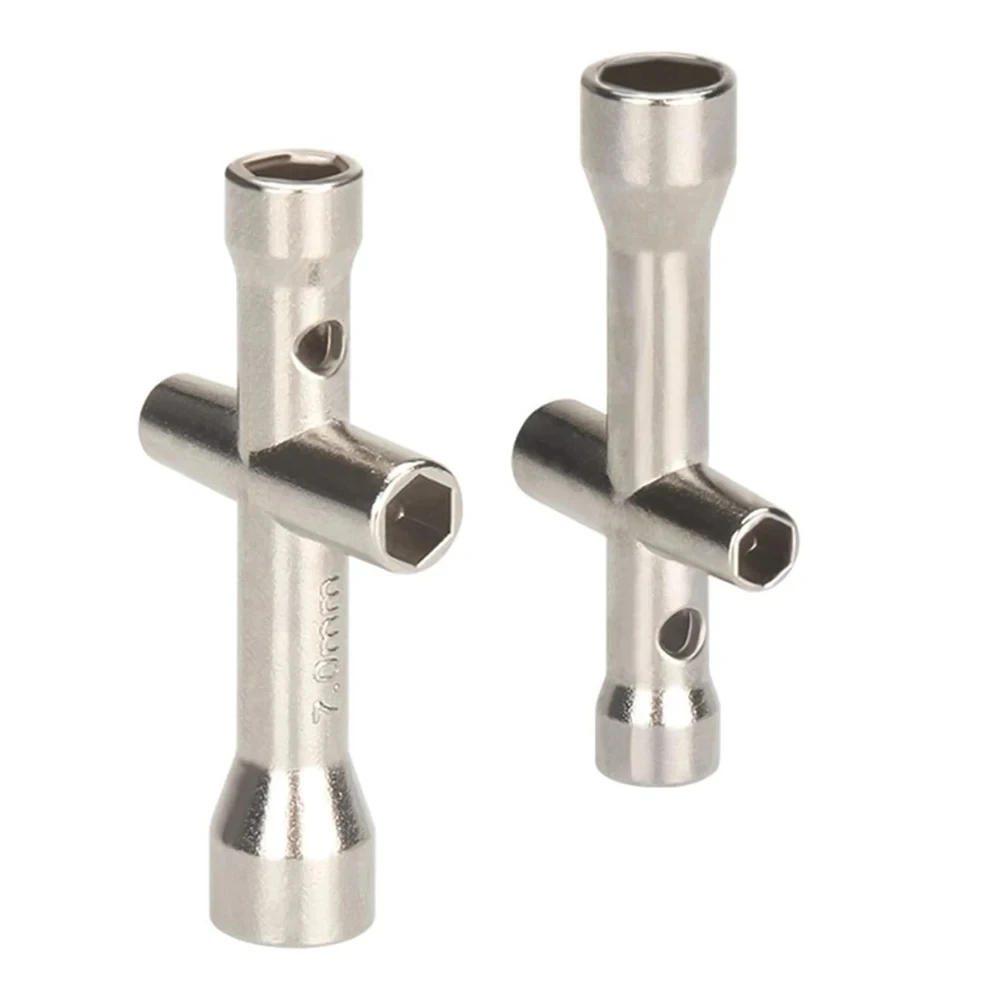 3D Printer Tool Mini Spanner 4 in 1 M2 M2.5 M3 M4 Screw Nut Hexagonal Cross Wrench For E3D V5 V6 Bambu X1 P1 A1 Nozzle