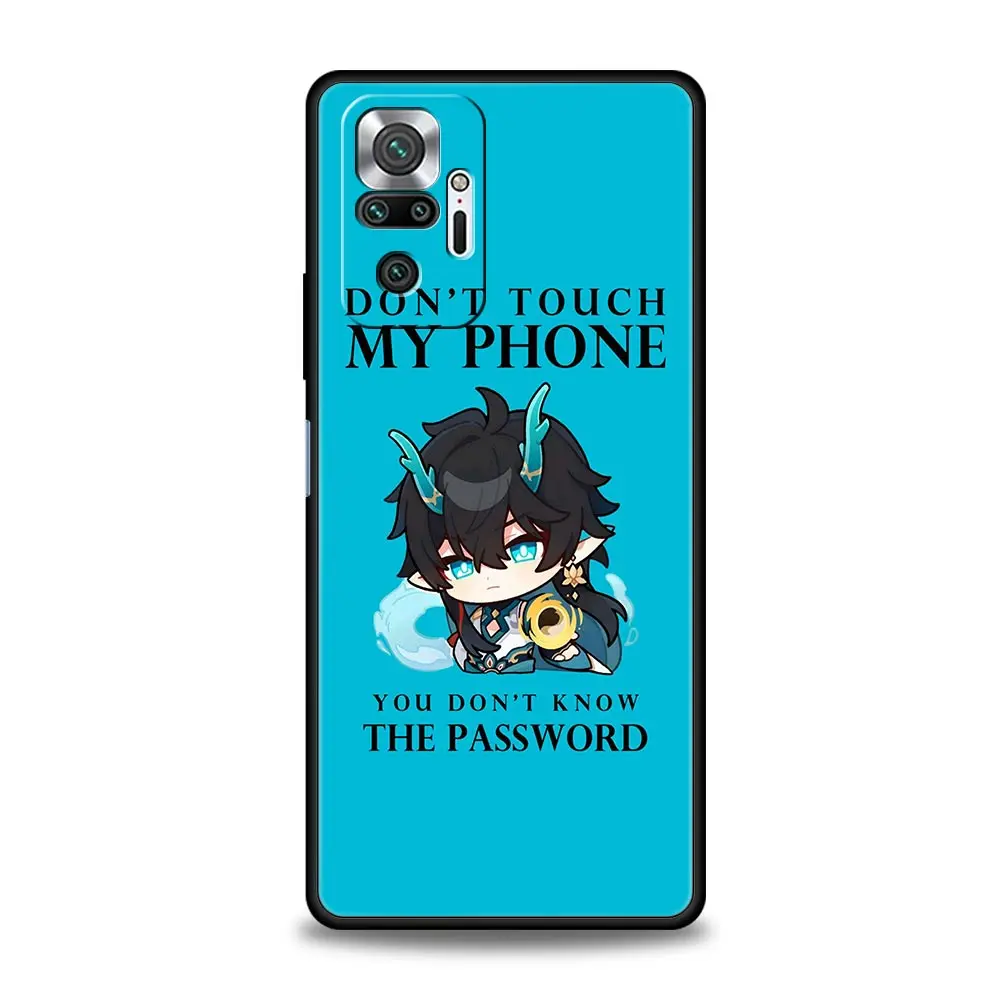 Kawaii Cartoon Genshin Impact Soft Phone Case