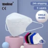 Zooboo ffp2 children Kids KN95 Mask Fit 4-12 Years Mascarillas 3D Printed Cartoon Dust Mask ffp2mask  FAST Delivery 1