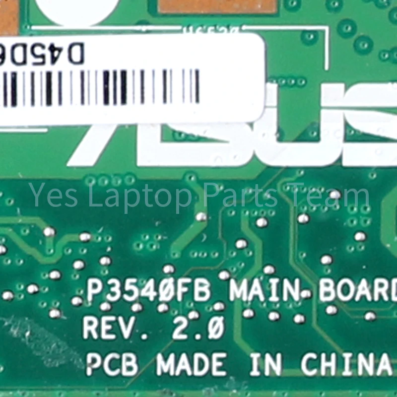 ASUS P5540F i5-8265U メモリ8GB #5054 REV.2.0 For ASUS P3540FB P3540FA Laptop Mainboard 60NX0260