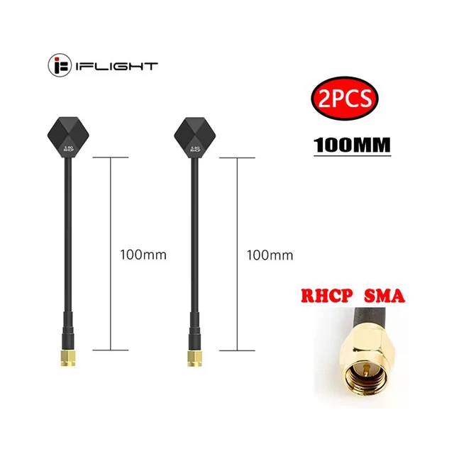 2PCS iFlight Albatross V2 5.8GHz LHCP RPSMA RHCP SMA FPV Antenna 60mm 100mm for FPV RC Drone Parts 5