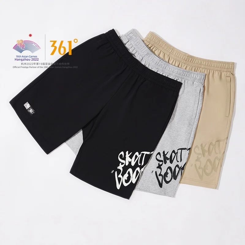 

361 Degrees Sports Five-Point Shorts Knitted Pants Men's Loose Casual Cotton Breathable Trousers Male 652329701