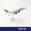 6Inch 15CM A380 A350 A330 A320 Concorde Diecast Airplane Model For Gift Collection 5
