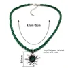 Trendy Popular Mountain Flowers Pendants Vintage Edelweiss Necklaces For Women Party Luck Rope Chain Choker Jewelry Gift 6